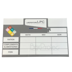 Plaque de box
